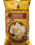 Conimex kroepoek naturel, gebakken, 73 gr. OUT OF STOCK, EXPECTED BACK MARCH 5