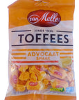 van Melle advocaat toffees, zak 225 gr.