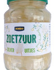 Jumbo zilveruitjes zoetzuur, glazen potje 320 gr