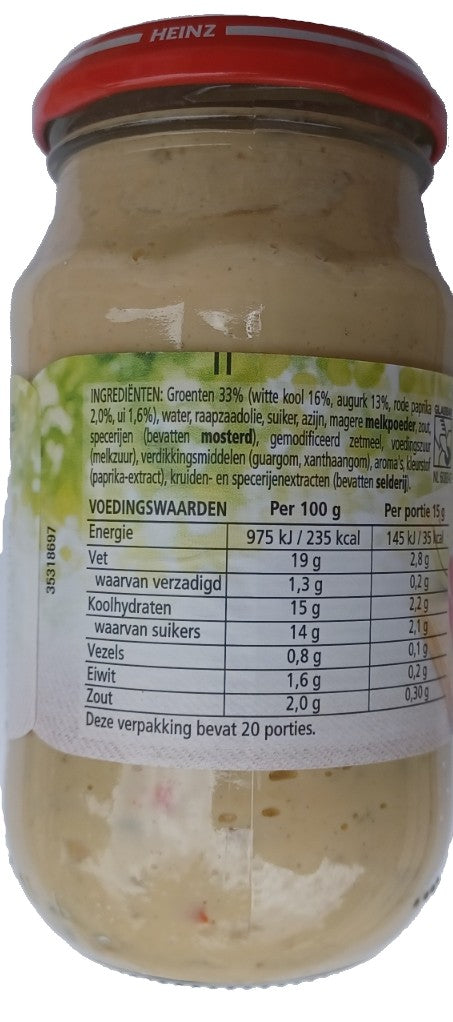 Heinz sandwichspread naturel, 300 gr